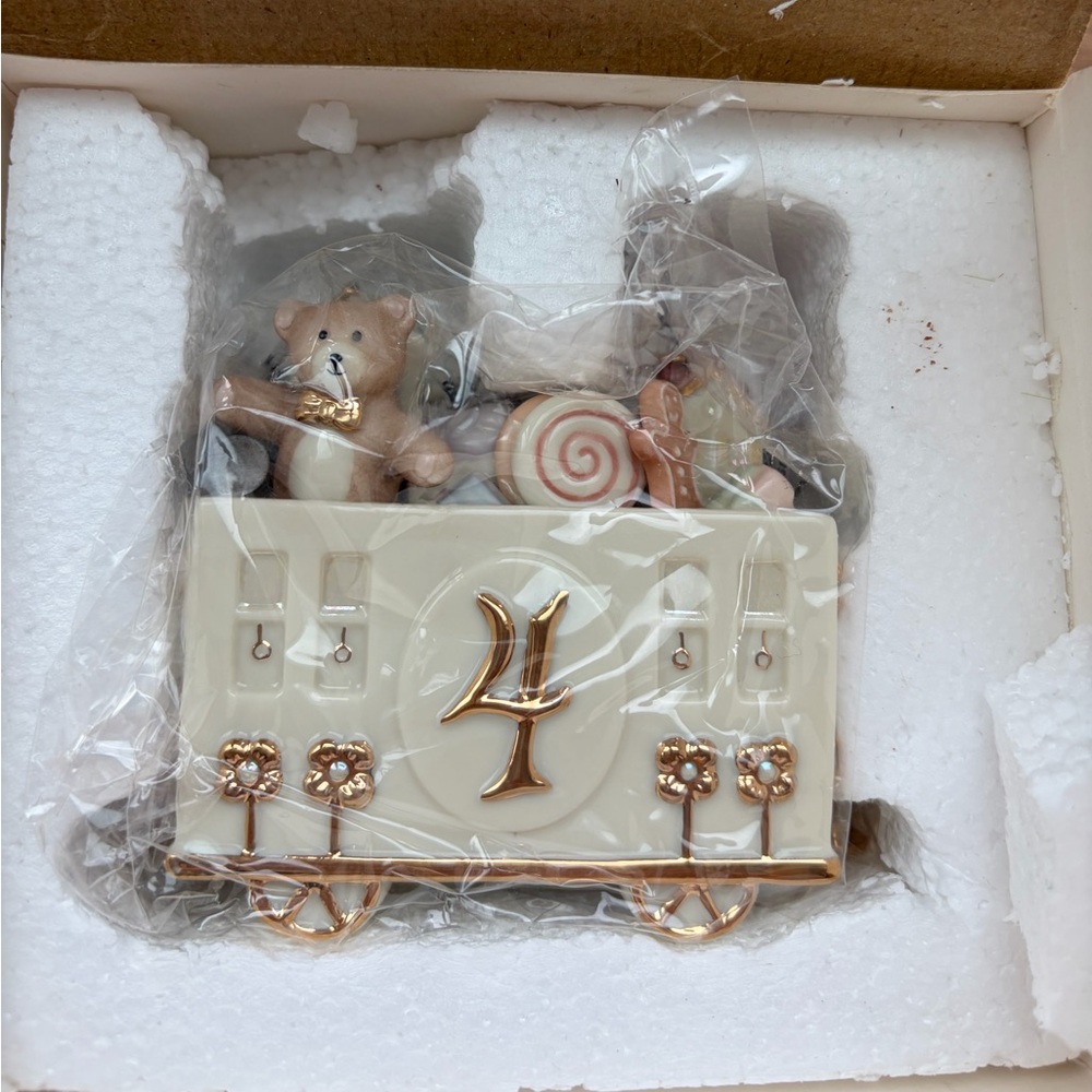 Lenox Classic Birthday car 4. Pristine condition NIB